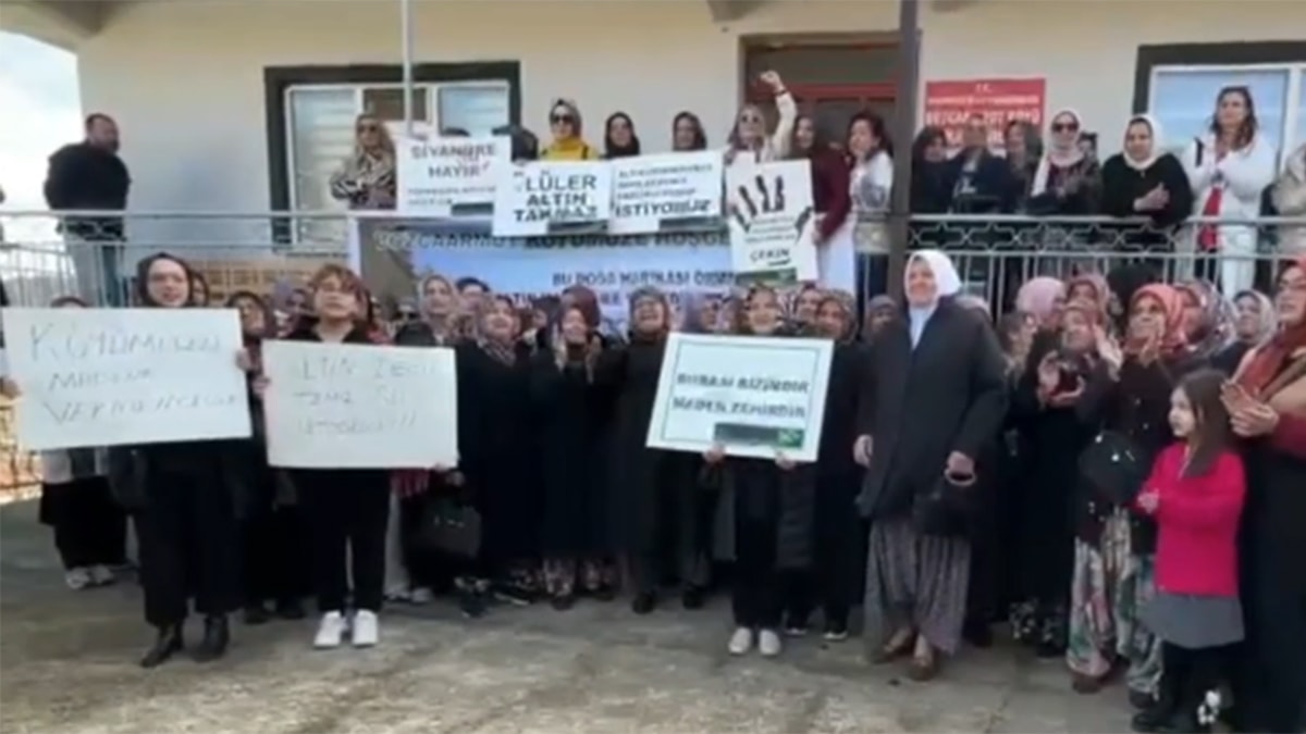 Bilecik'te altın madeni tepkisi