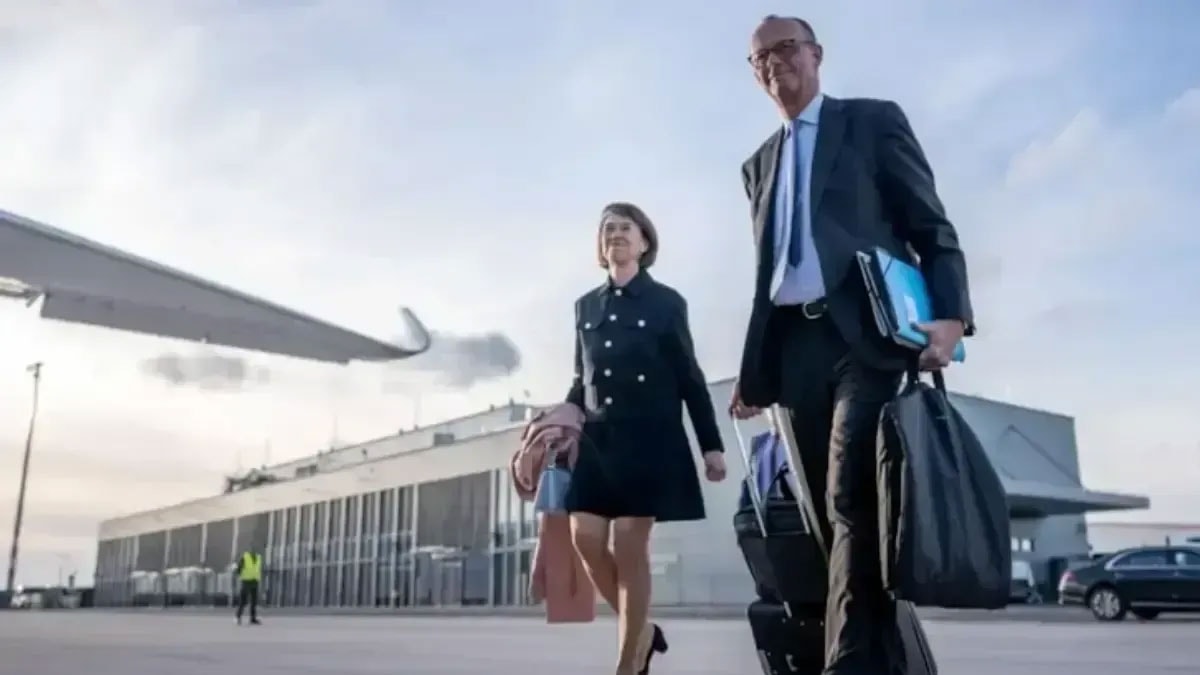 Merz'in bavulunu taşıması AKP'lilere dert oldu