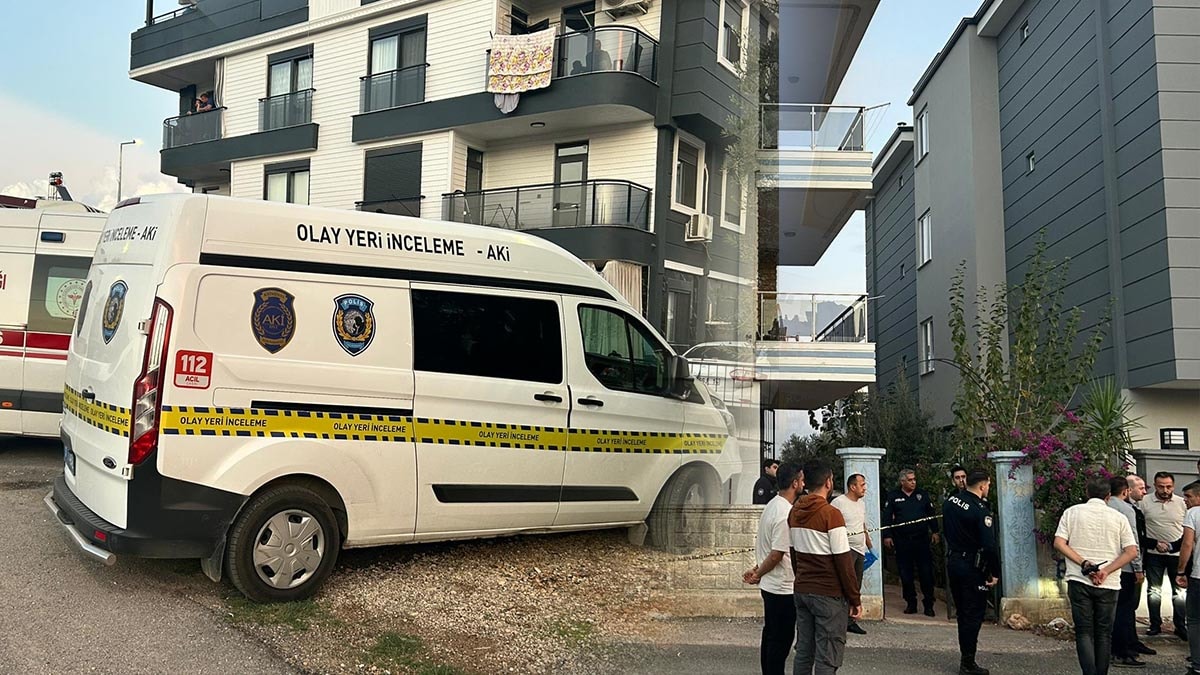 Antalya'da polis memuru eşi ve çocuğunu öldürdü