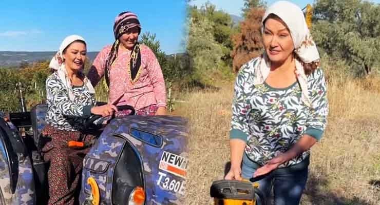 Ünlü oyuncu traktörden indi, İstanbul'a geldi