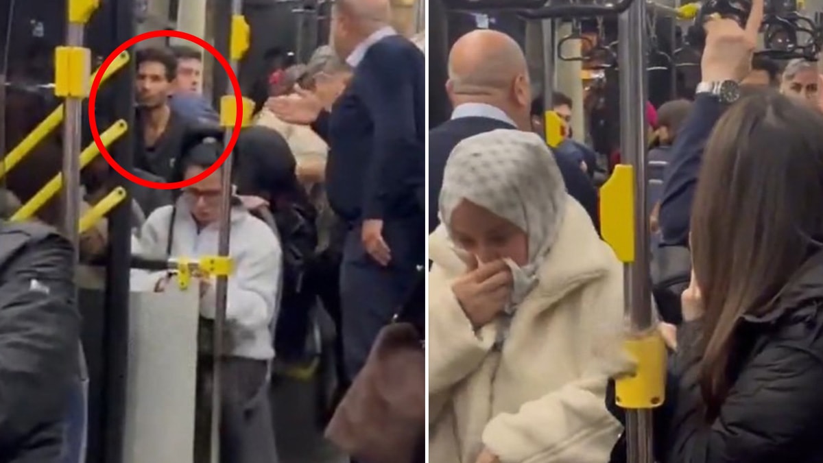 Taksim - Mecidiyeköy otobüsünde tuvaletini yaptı! Ortalık karıştı