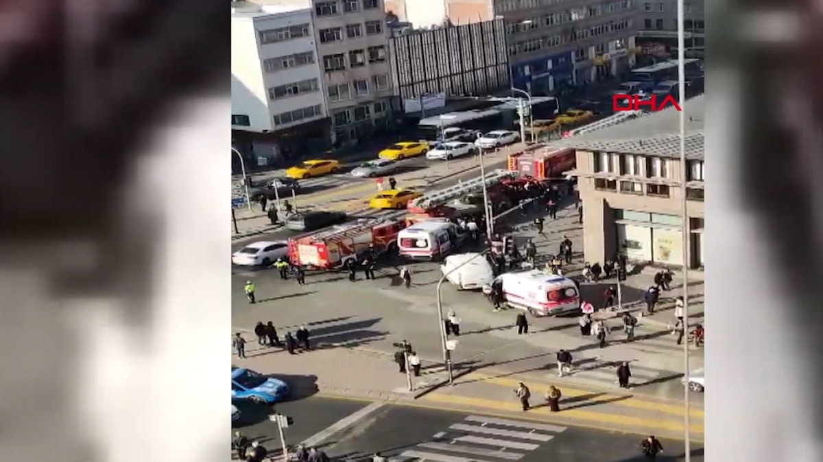 Ankara Sosyal Bilimler Üniversitesi'nde gaz sıkışmasına bağlı patlama