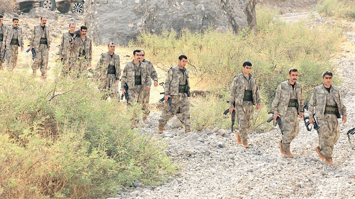 PKK’lılar 5 ilin dağlarından K.Irak’a serbestçe yürümüşler