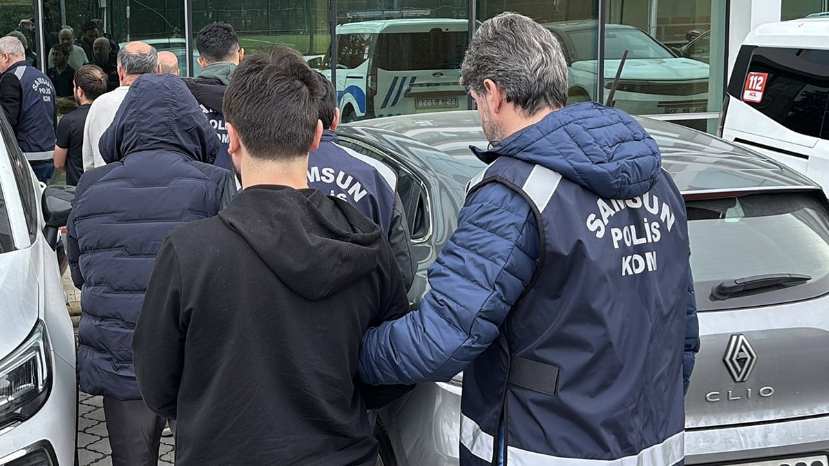 Samsun’da FETÖ operasyonu: 5 kişi adliyeye sevk edildi