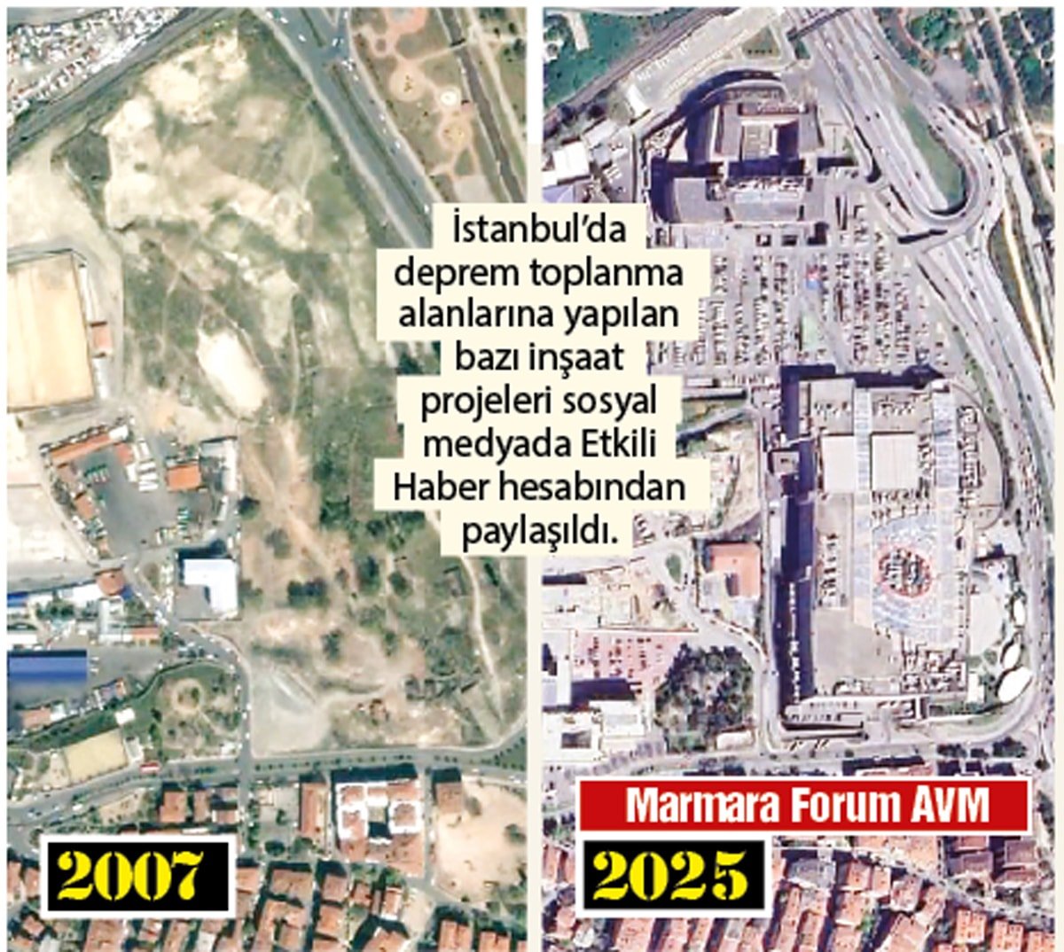 Geçici toplanma alanı örneği