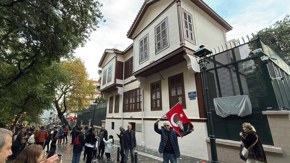 Atatürk, Selanik'te doğduğu evde anıldı