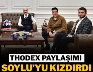 Die Nachrichten von Thodex verärgerten Soylu
