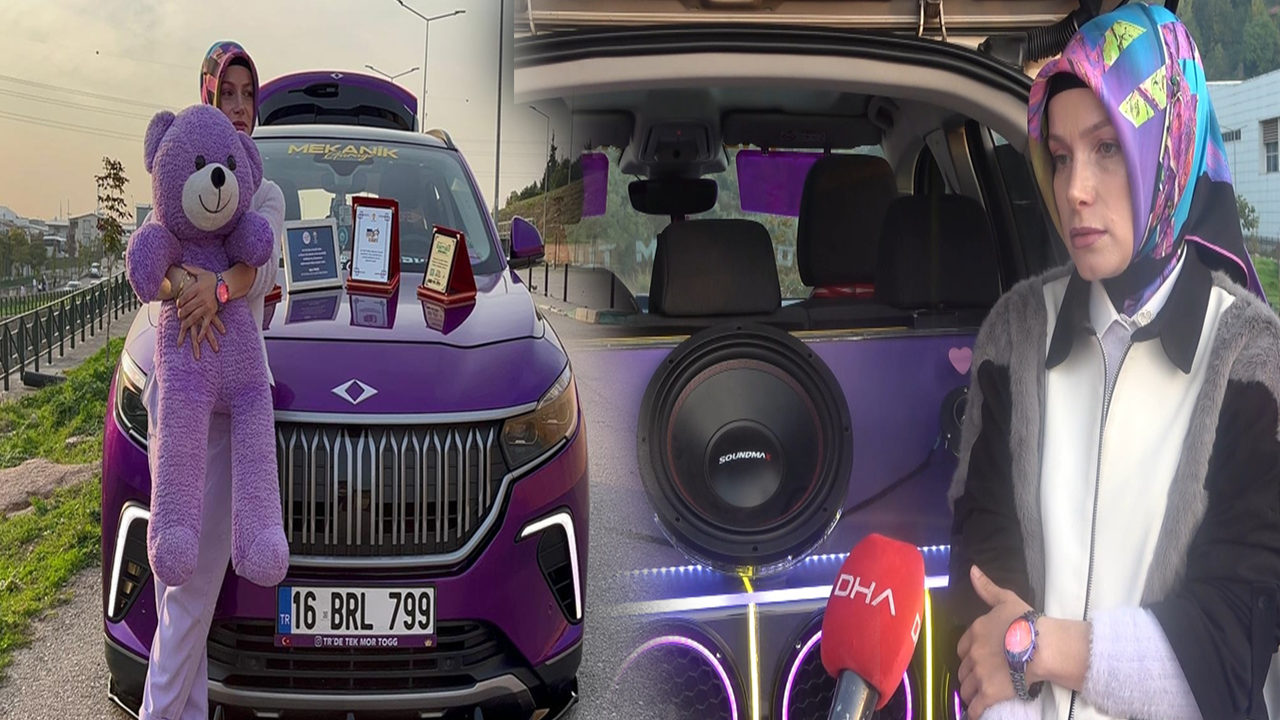 Renk takıntısında son nokta TOGG'u mora boyadı