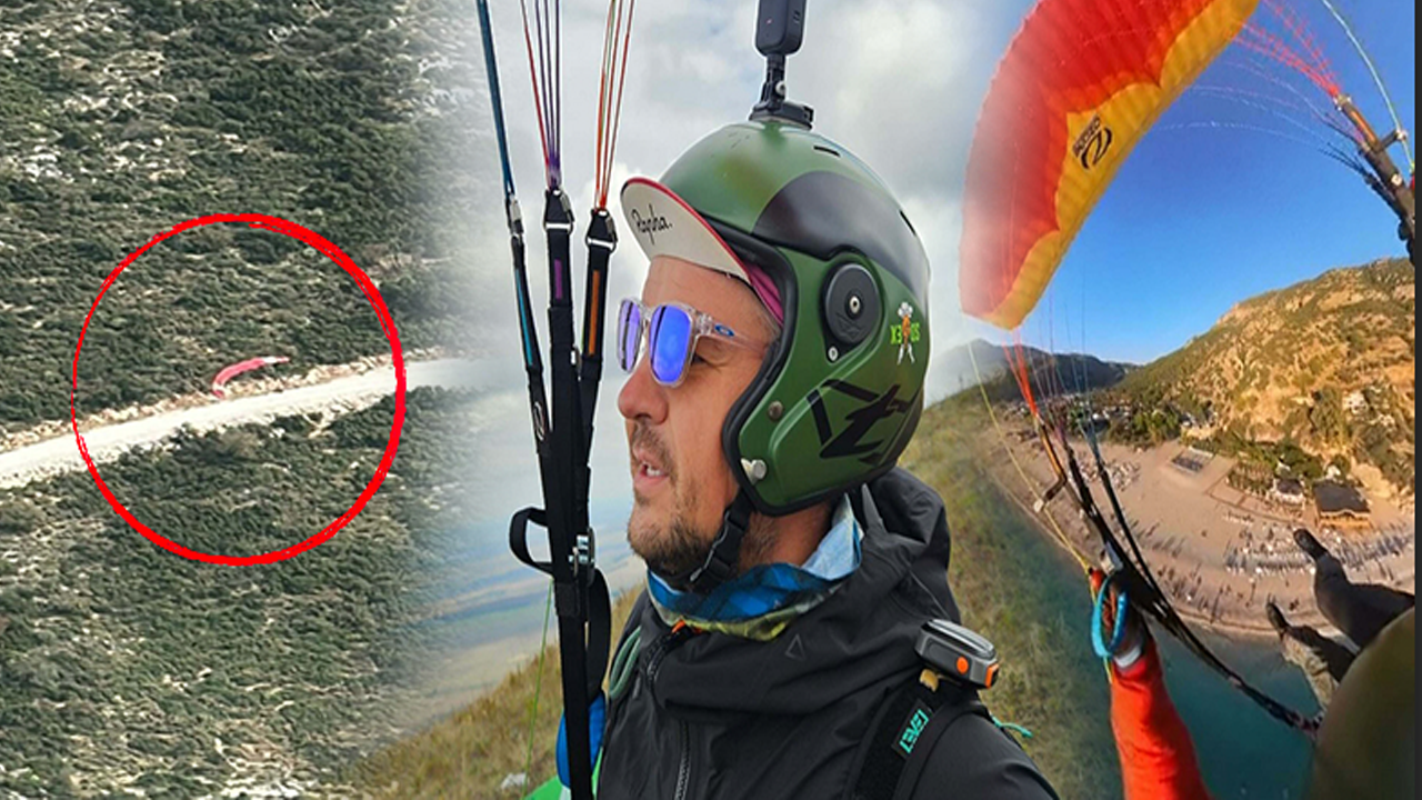 Fethiye'de paraşüt faciası: Kayalıklara düşüp can verdi