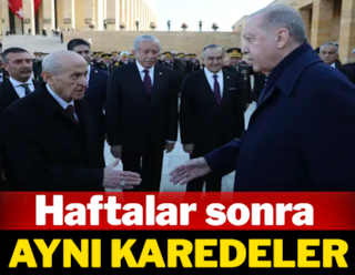 Эрдоган и Бахчели в одном кадре спустя несколько недель!