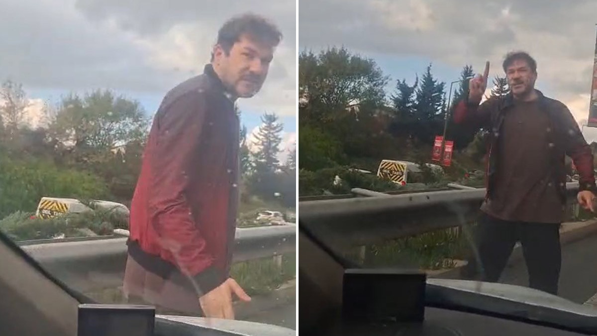 Maganda aracın içindeki kız çocuğunu ağlattı