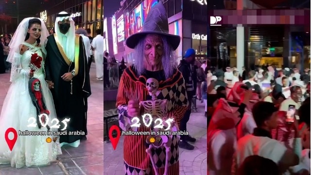 Türkiye'de kriz yaratan Cadılar Bayramı, Suudi Arabistan'da çoşkuyla kutlandı