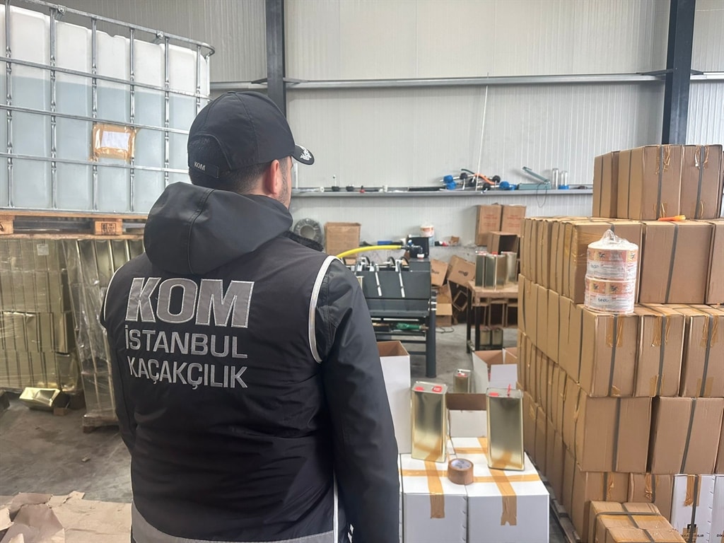 İstanbul'da kaçak alkol operasyonu