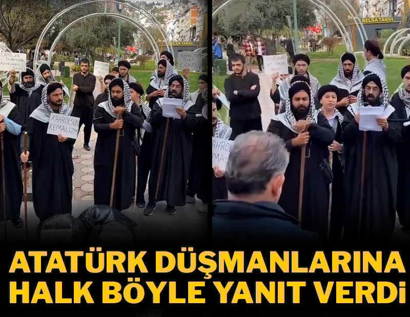 Вот как отреагировал народ на позор секты против Ататюрка!