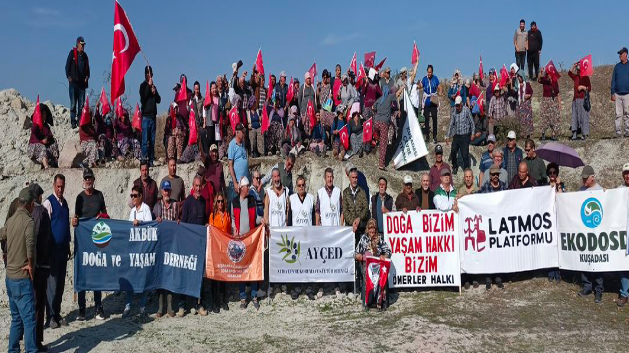 Aydın köylüleri maden şirketlerine karşı ayaklandı