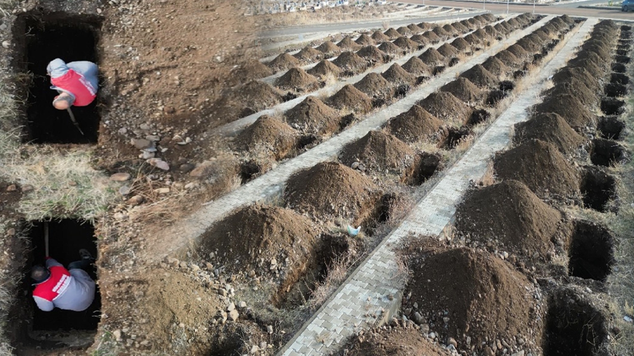 Erzurum'da korkutan manzara: Apar topar kazılan 500 mezarın nedeni ortaya çıktı!