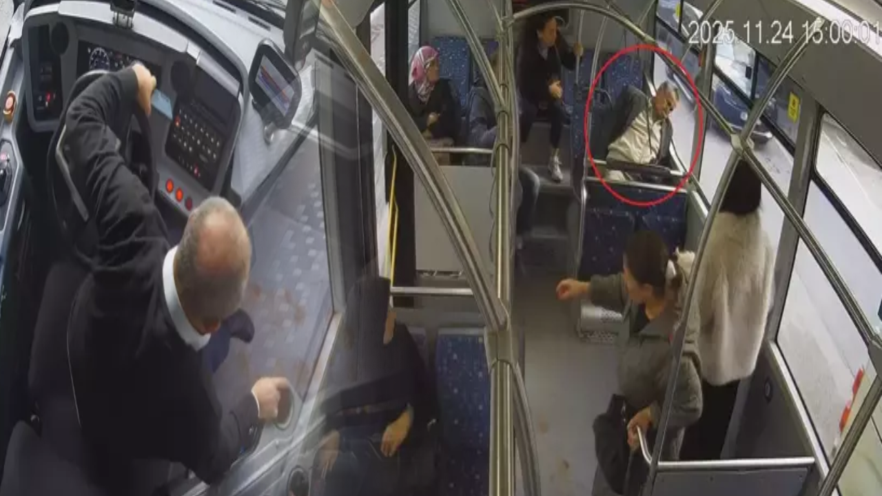 Kalp krizi geçiren yolcuyu hastaneye yetiştirdi!