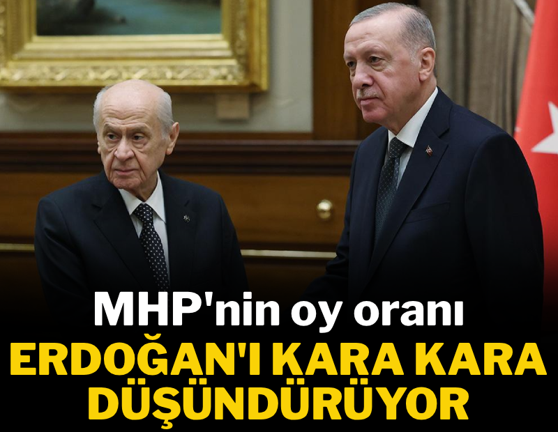 MHP yüzde 4’e geriledi, AKP’de panik başladı