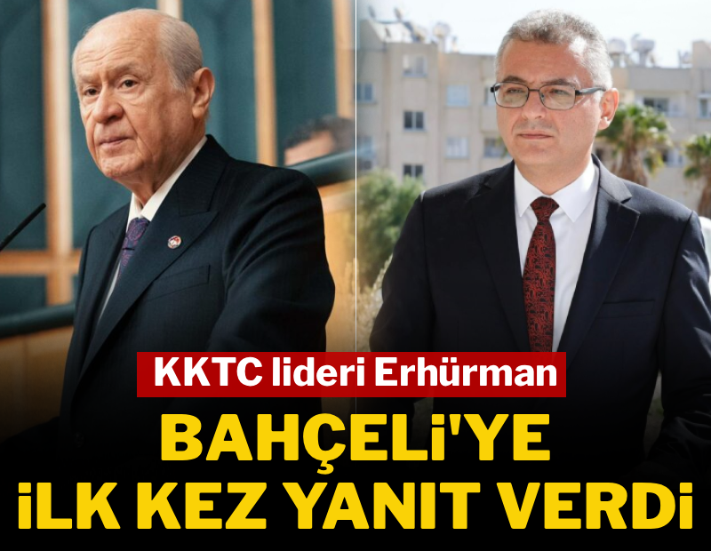 KKTC lideri Erhürman, Bahçeli&#x27;nin açıklamalarına ilk kez yanıt verdi