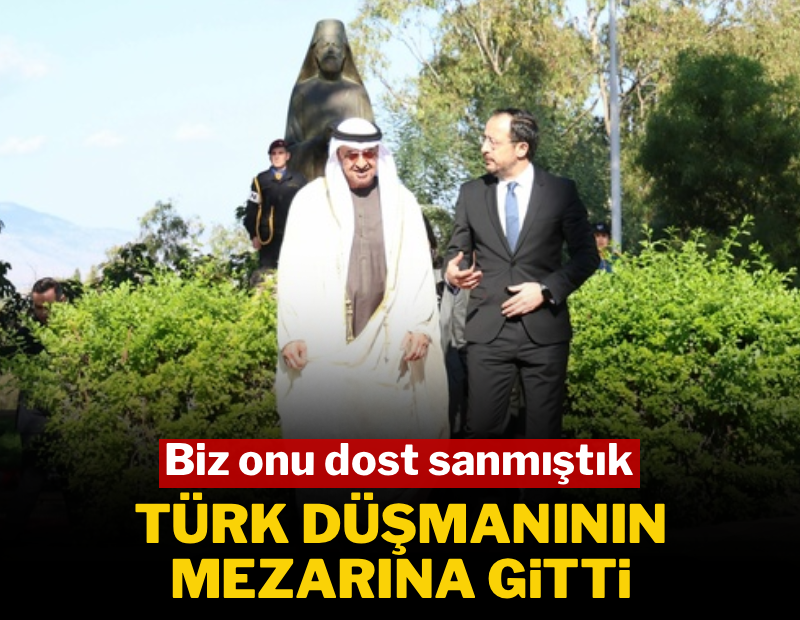Biz onu dost sanmıştık... Türk düşmanının mezarına gitti