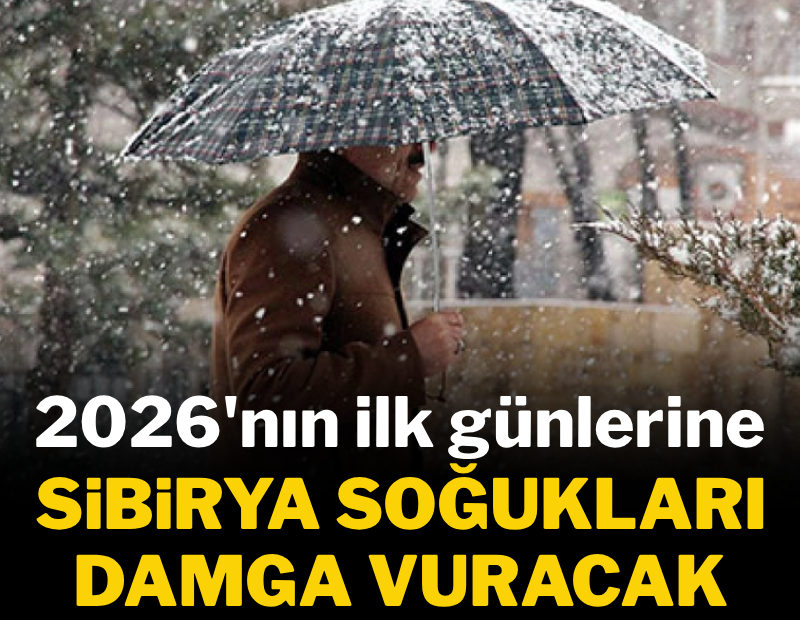 2026'nın ilk günlerine Sibirya soğukları damga vuracak! Beklediğinizden daha da soğuk olacak