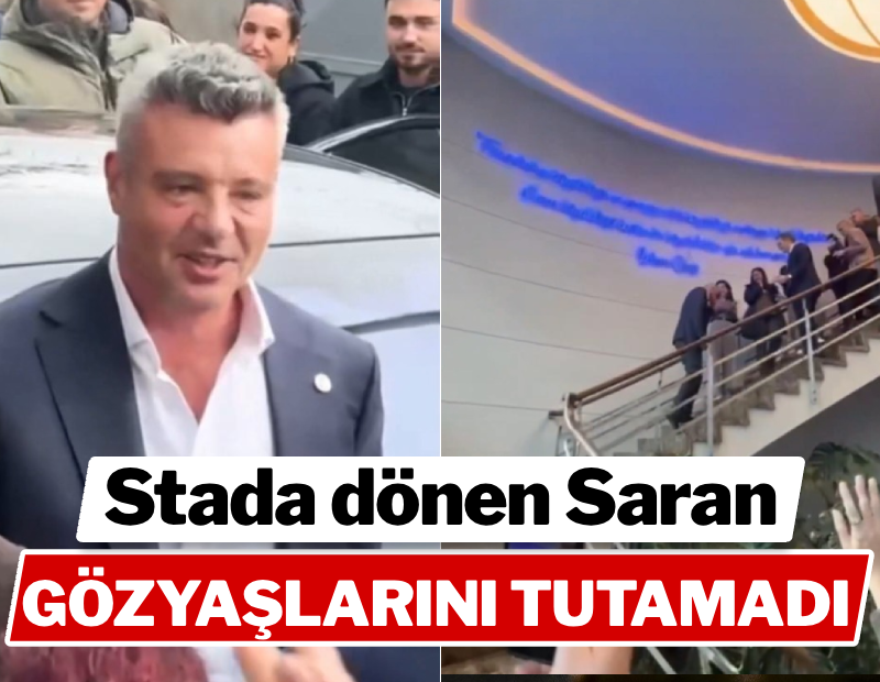 Serbest bırakılan Sadettin Saran stada döndü, gözyaşlarını tutamadı