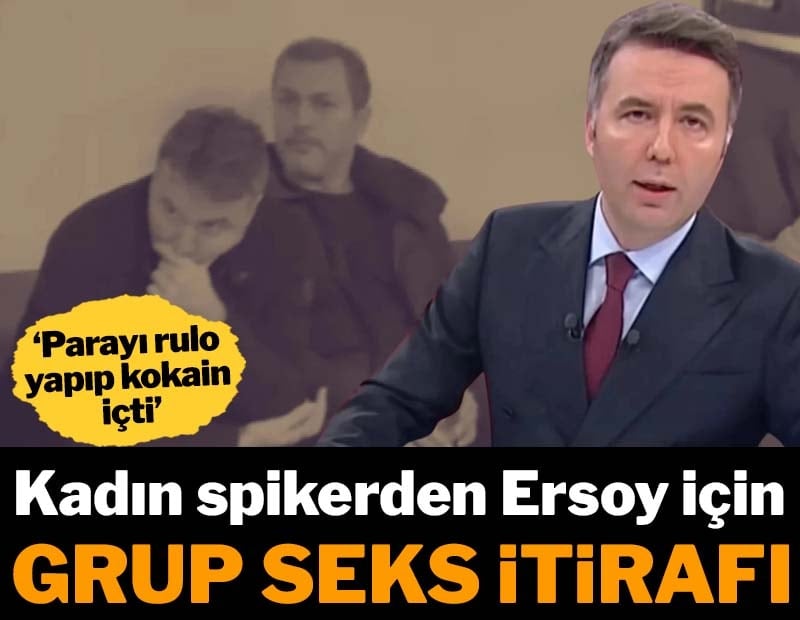 Kadın spikerden Ersoy için &#x27;grup seks&#x27; iddiası: &#x27;Parayı rulo yapıp kokain içti&#x27;