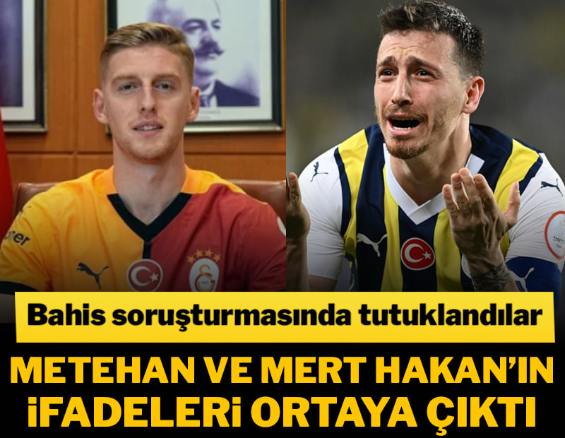 Mert Hakan Yandaş ve Metehan Baltacı'nın savcılık ifadesi ortaya çıktı