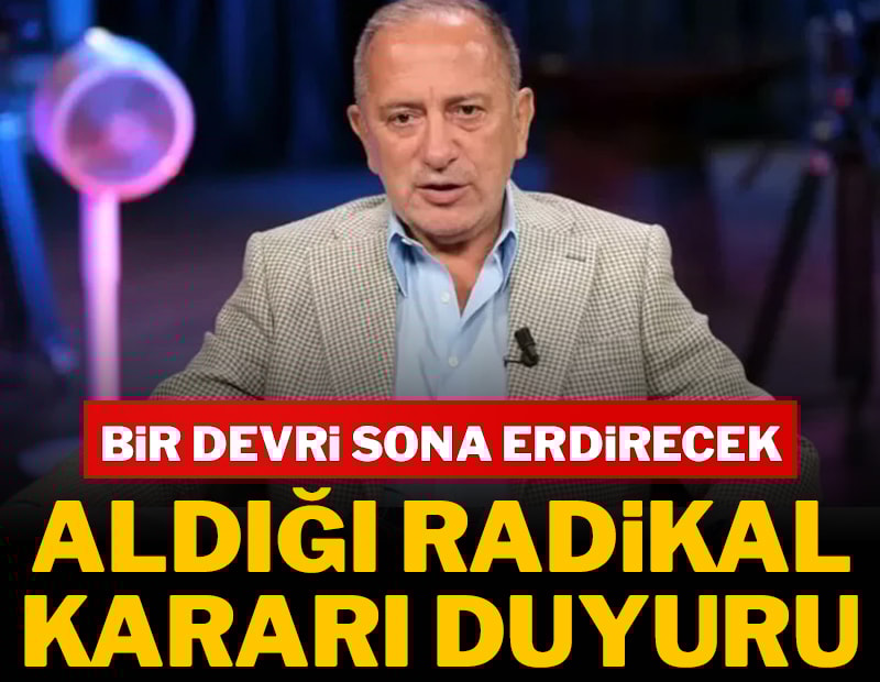 Fatih Altaylı cezaevi sonrası aldığı radikal kararı duyurdu