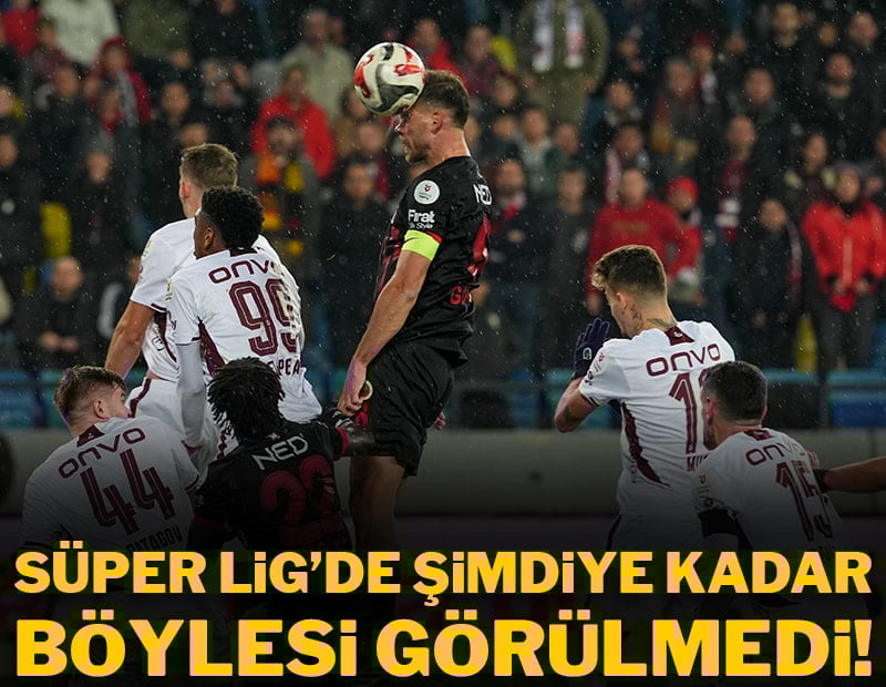 Süper Lig'de şimdiye kadar böylesi görülmedi!