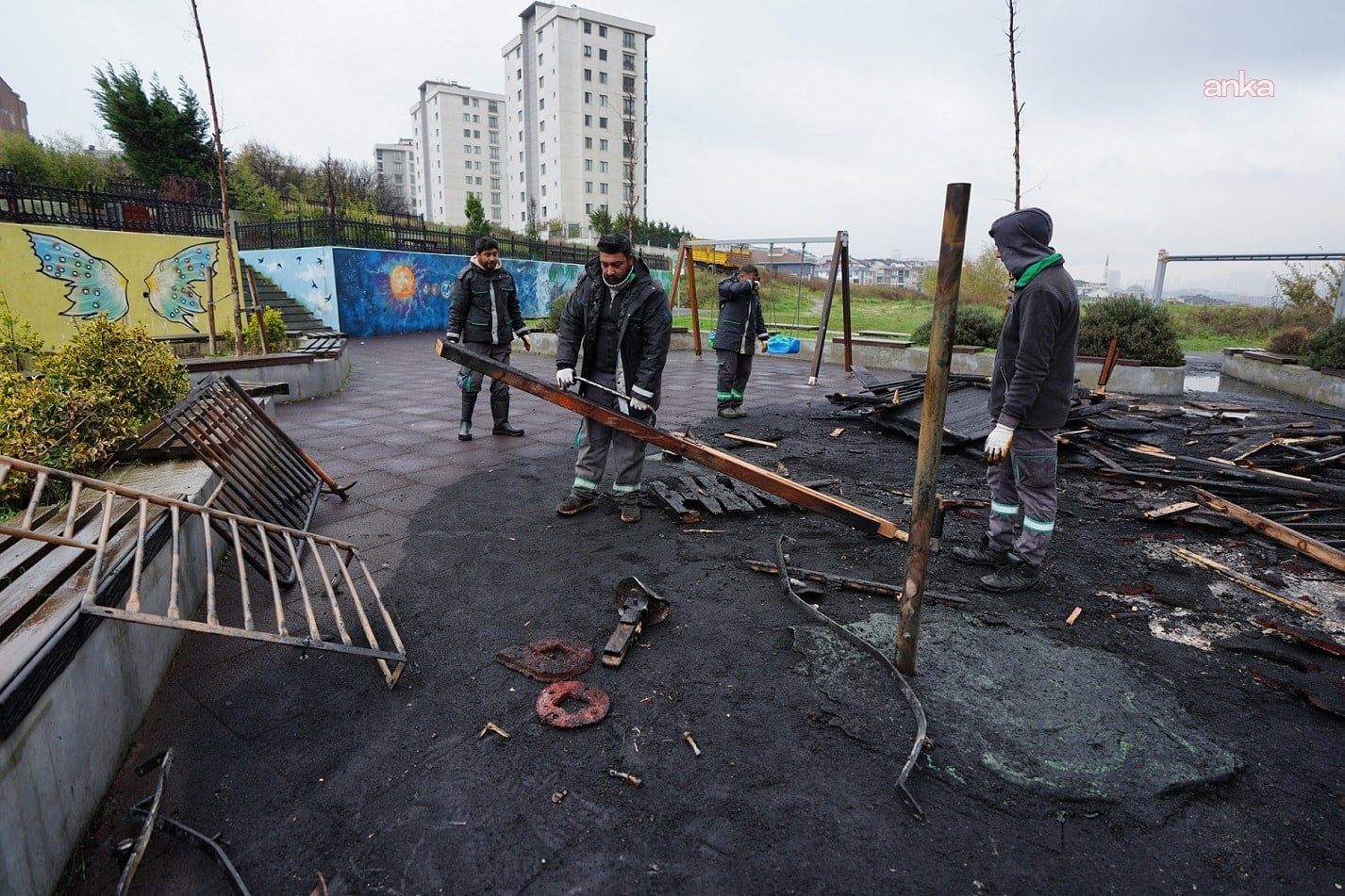 Beylikdüzü'nde park alanları tahrip edildi