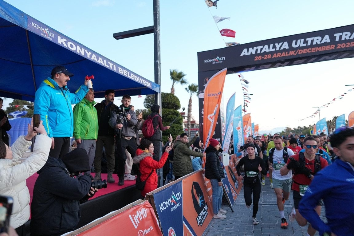 Uluslararası Antalya Ultra Maratonu başladı