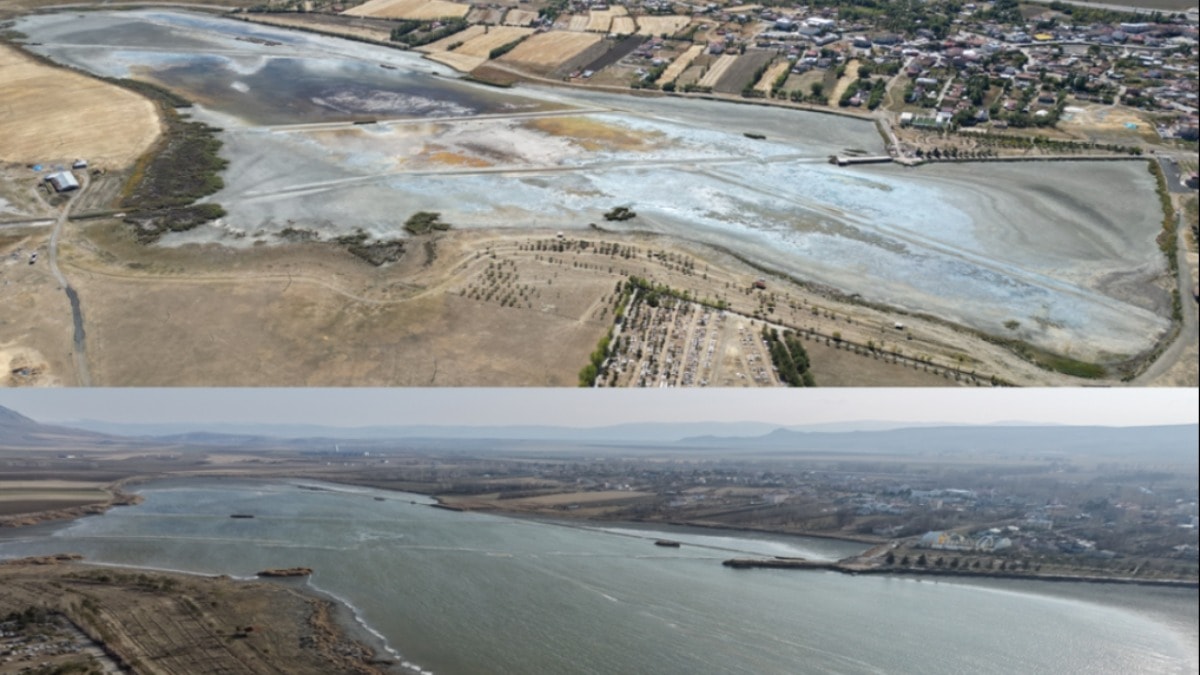 Kasım yağışları, Ulaş Gölü'ne 'ilaç' oldu