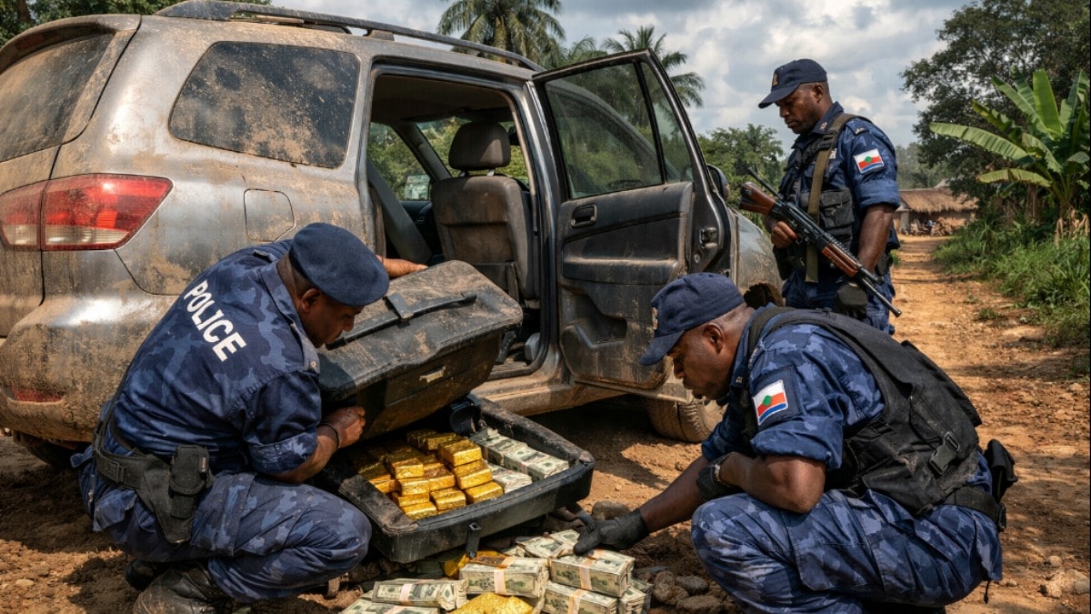 Koltuk altından servet çıktı! Külçelerce altın ve milyonlarca nakit bulundu
