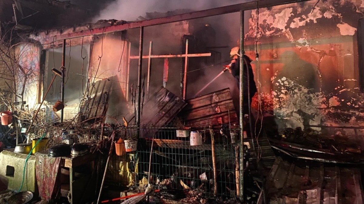 Edirne’de çiftlik alev alev yandı