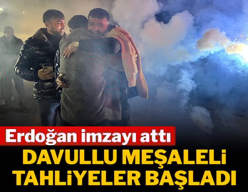 Erdoğan imzayı attı: Davullu, meşaleli tahliyeler başladı