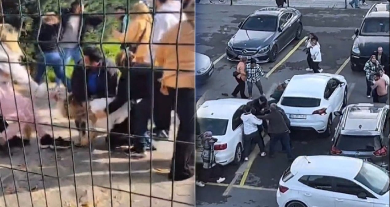 Duruşmadan çıktılar, birbirlerini linç ettiler! Müdahale eden kimse olmadı!