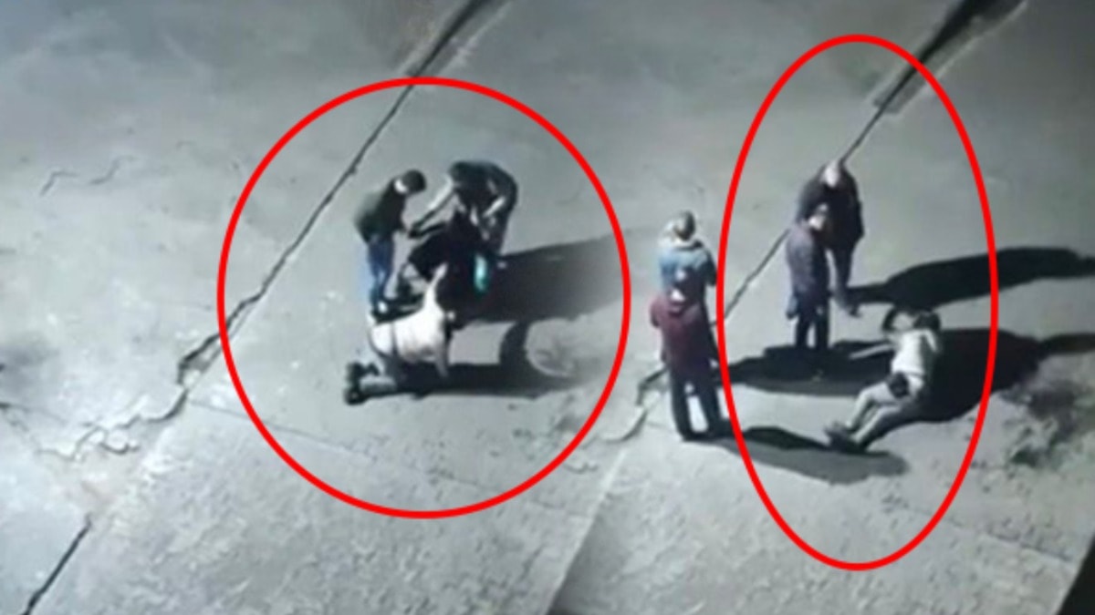 Otoparkta gece yarısı dehşet! Engelli adamı böyle dövdüler