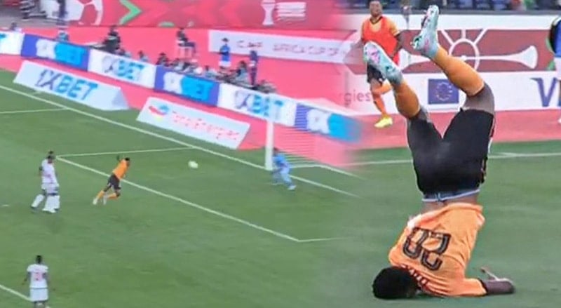 90+1'de puanı kurtardı sevinirken boynunu kırıyordu