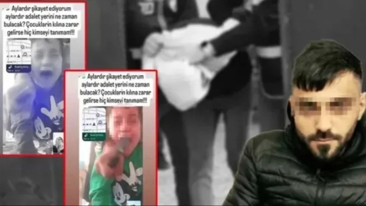 Çocuklarının boğazına bıçak dayayan babaya tahliye