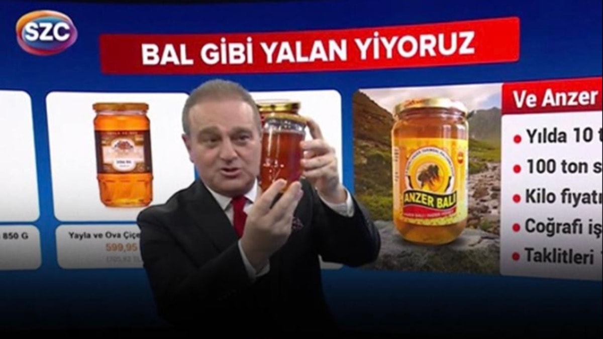 Bal gibi yalan yiyoruz! Ekrem Açıkel bal sahtekarlığını canlı yayında anlattı