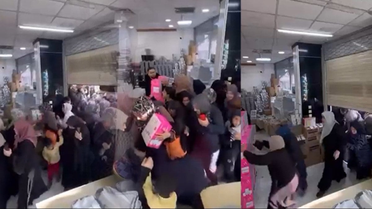 Kepenkler açılır açılmaz izdiham yaşandı! Birbirlerini ezdiler