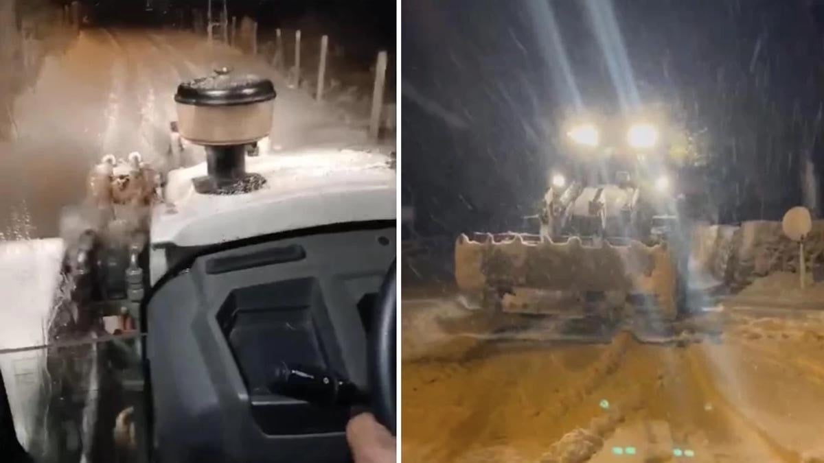 Adıyaman’da kar ve tipi nedeniyle mahsur kalan 50 işçi kurtarıldı