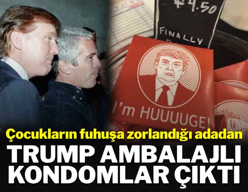 Yeni Epstein dosyalarından Trump kondomları çıktı