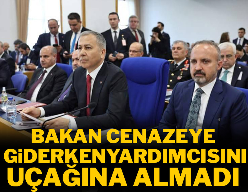 Bakan cenazeye giderken yardımcısını uçağına almadı