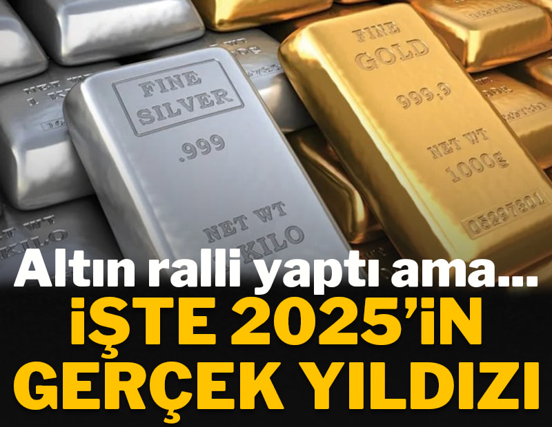 Altın ralli yaptı ama: 2025'in gerçek yıldızı o oldu