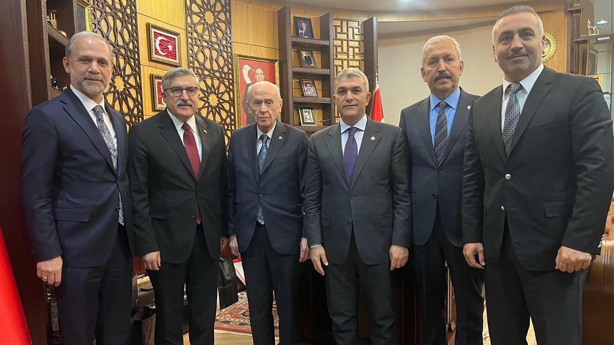 AKP'li Hüseyin Yayman'dan Bahçeli'ye ziyaret