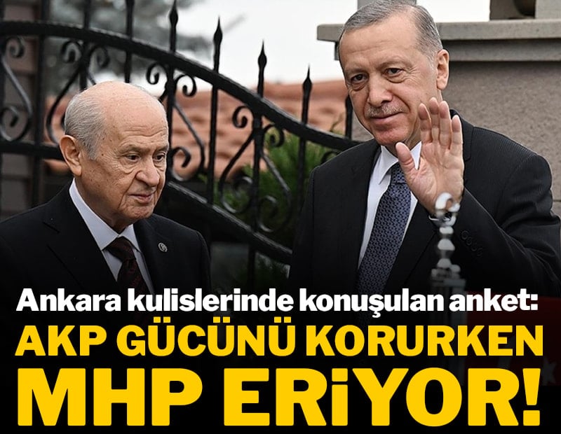 AKP gücünü korurken, MHP eriyor!
