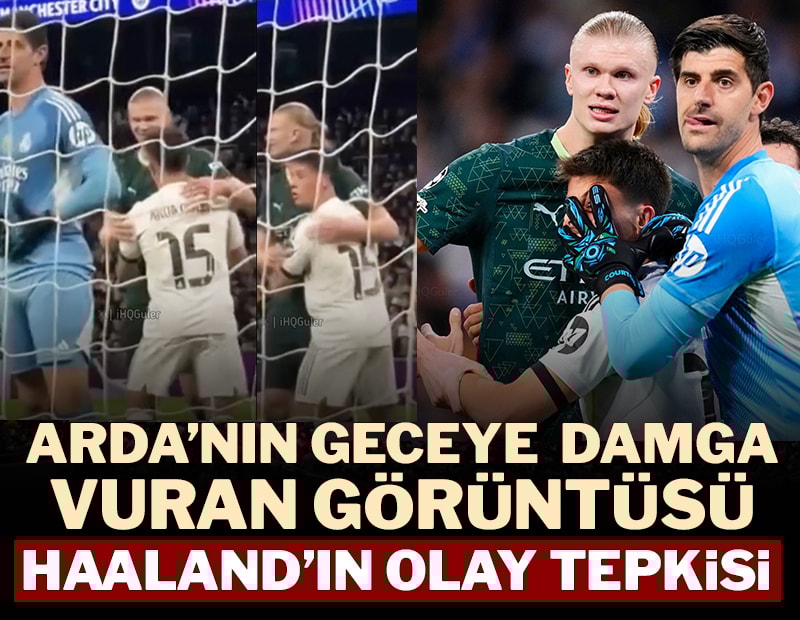 Arda Güler&#x27;in görüntüsü geceye damga vurdu! Haaland&#x27;ın olay tepkisi...