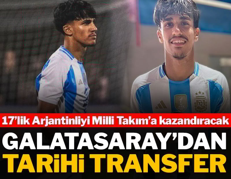 Galatasaray'dan tarihi transfer: Arjantinli genci Milli Takım'a kazandıracaklar
